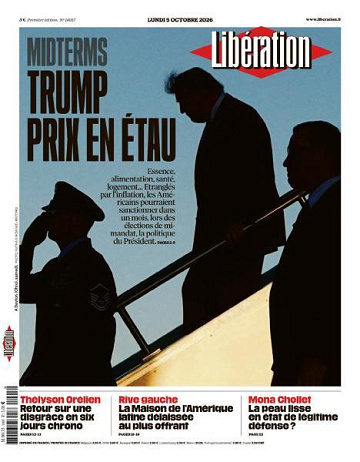 Libération du Lundi 5 Octobre 2026