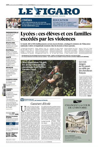 Le Figaro du Lundi 5 Octobre 2026