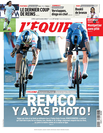 L’Equipe Du Lundi 5 Octobre 2026