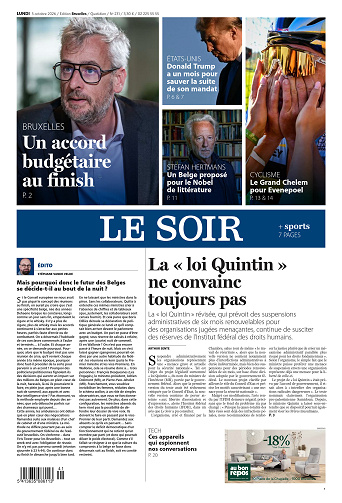 Le Soir Wallonie+Bruxelles Du Lundi 05 Octobre 2026