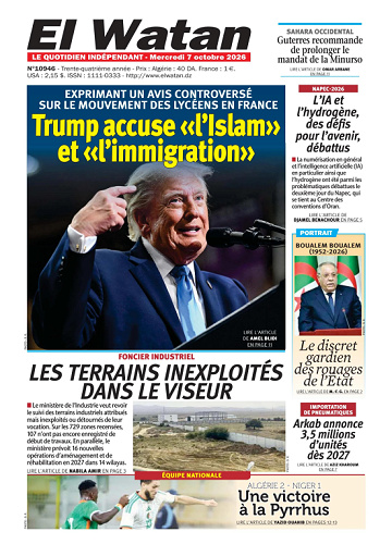 El Watan Du Mercredi 7 Octobre 2026