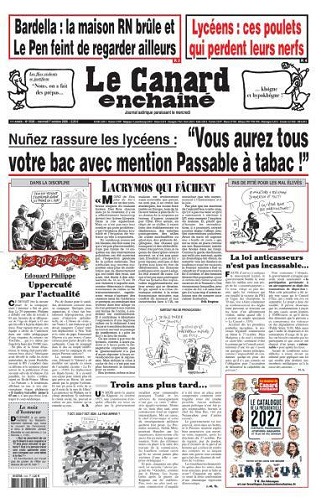 Le Canard enchaîné - 7 Octobre 2026