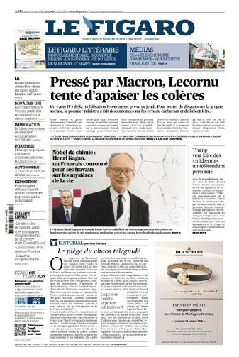 Le Figaro du Jeudi 8 Octobre 2026