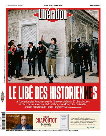 Libération du Jeudi 8 Octobre 2026