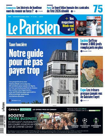 Le Parisien - 9 Octobre 2026