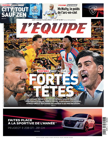 L’Équipe Du Vendredi 9 octobre 2026