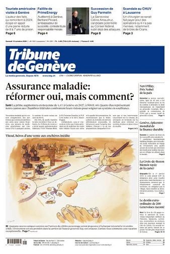 Tribune de Genève - 10 Octobre 2026