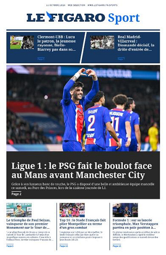 Le Figaro Sport - 11 Octobre 2026