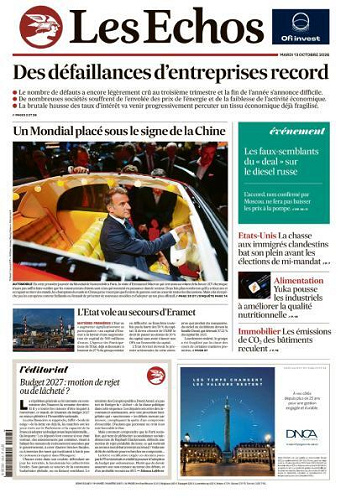 Les Echos - 13 Octobre 2026
