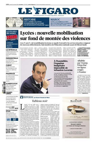 Le Figaro du Mardi 13 Octobre 2026