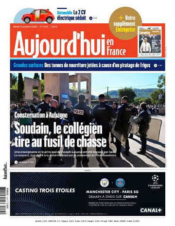 Aujourd’hui en France - 13 Octobre 2026