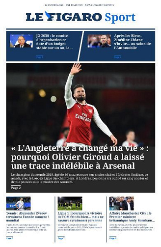 Le Figaro Sport - 13 Octobre 2026