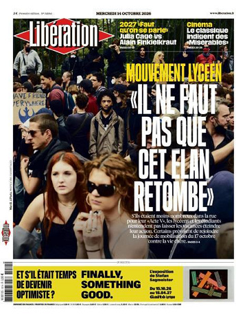 Libération du Mercredi 14 Octobre 2026