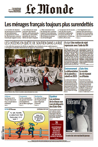 Le Monde Du Jeudi 15 Octobre 2026