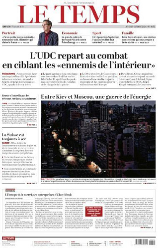 Le Temps - 15 Octobre 2026