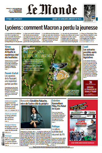 Le Monde Du Dimanche 18 et Lundi 19 Octobre 2026