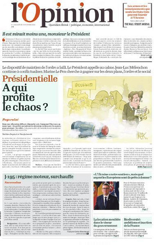 L’Opinion - 19 Octobre 2026