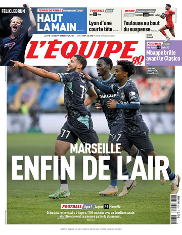 L’Équipe Du Lundi 19 Octobre 2026