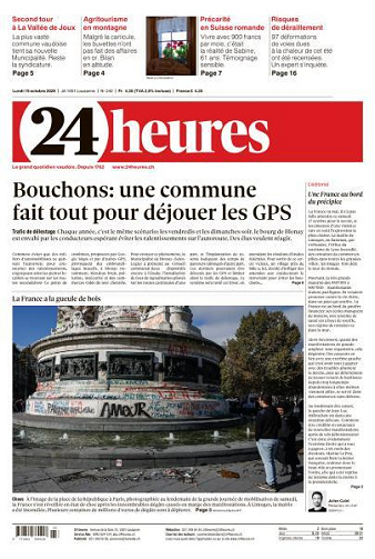 24 heures - 19 Octobre 2026