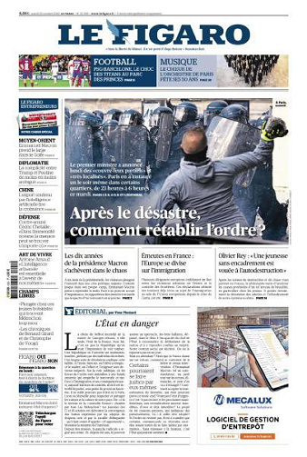Le Figaro du Mardi 20 Octobre 2026