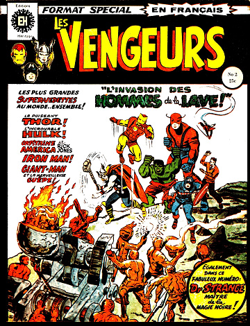 Les Vengeurs - Tome 02 - L'invasion des hommes de lave