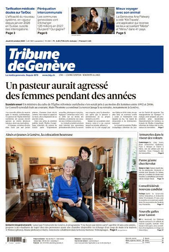 Tribune de Genève - 22 Octobre 2026