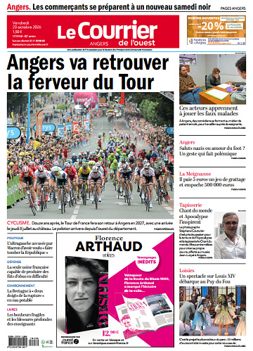 Le Courrier de l’Ouest Du Vendredi 23 Octobre 2026