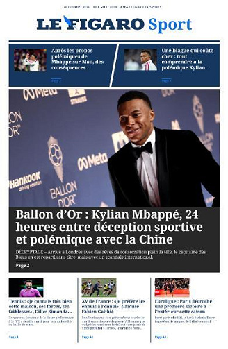 Le Figaro Sport - 28 Octobre 2026