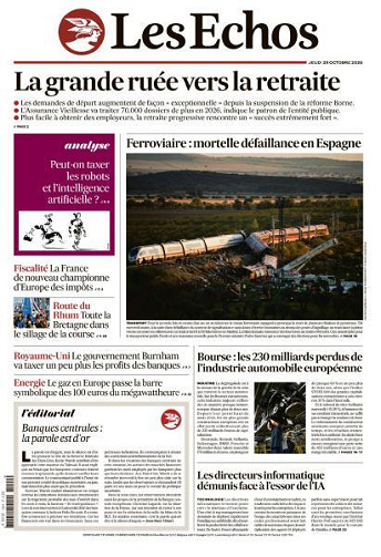 Les Echos - 29 Octobre 2026