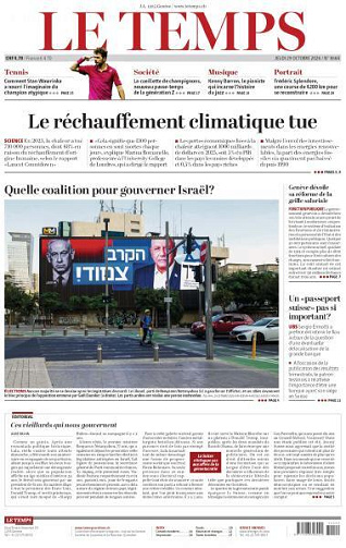 Le Temps - 29 Octobre 2026