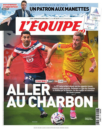 L’Équipe Du Vendredi 30 Octobre 2026
