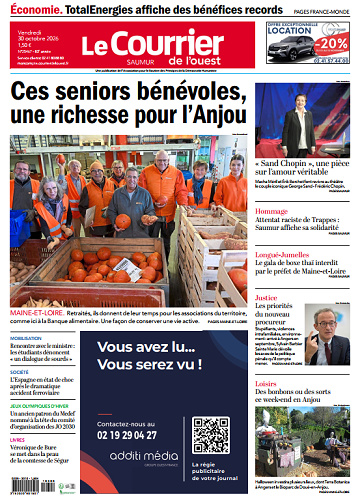 Le Courrier de l’Ouest Du Vendredi 30 Octobre 2026