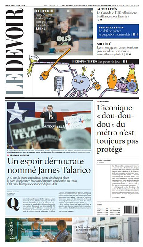 Le Devoir et supplements - 31 Oct et 1er Nov 2026